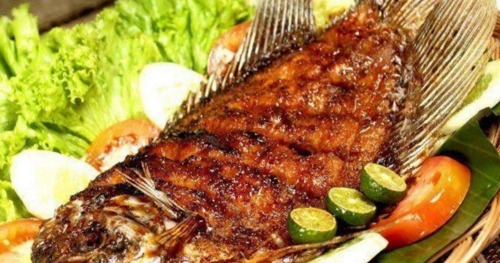 Ikan Pari Bakar Sambal Petai